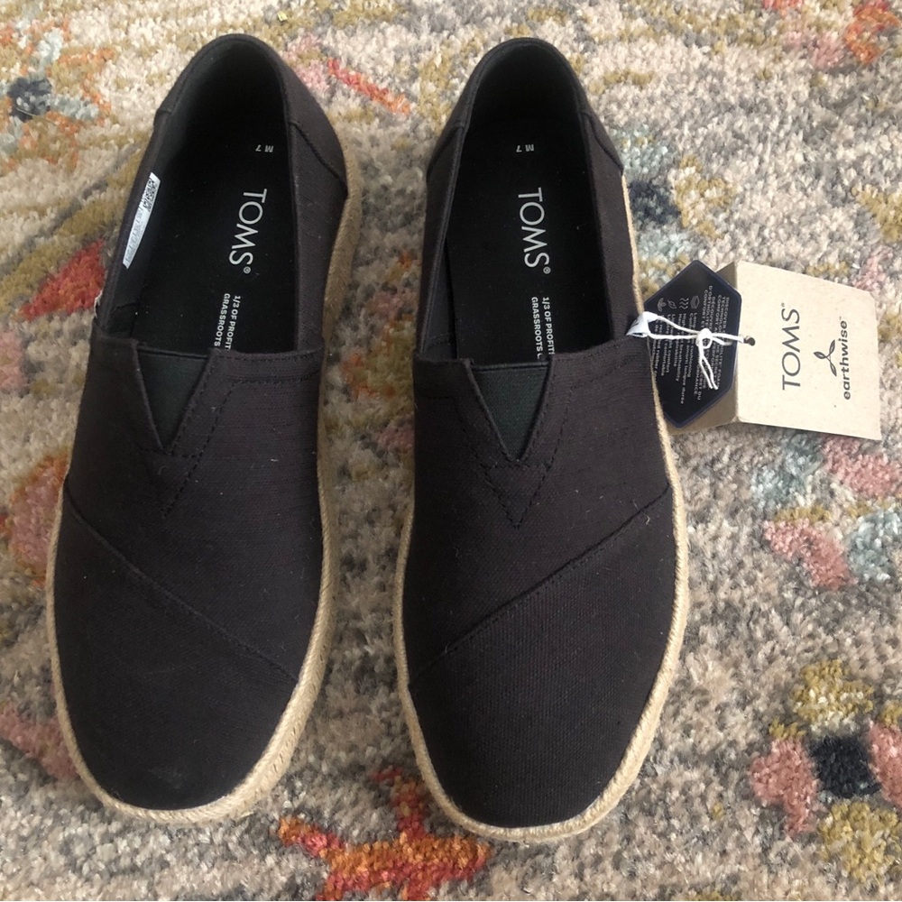 NWT TOMS Alpargata Rope Espadrille Slip-On Men’s